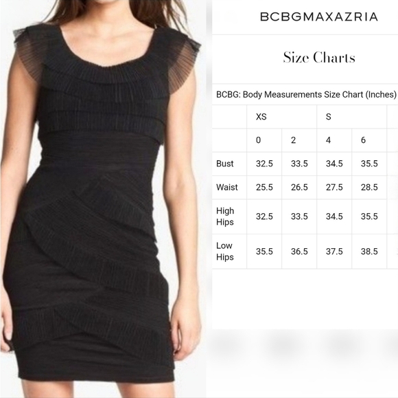 BCBGMaxAzria Black Briana Cocktail Dress - Picture 15 of 16